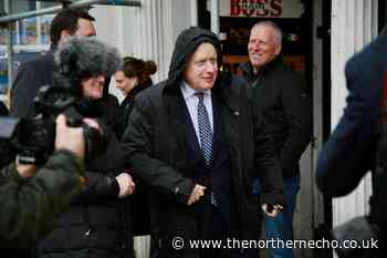Boris Johnson visits shoppers and cafe goers in rain-soaked Yarm - The Northern Echo