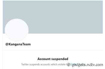 Kangana Ranaut's Twitter Account Permanently Suspended After 'Hateful, Abusive' Tweet