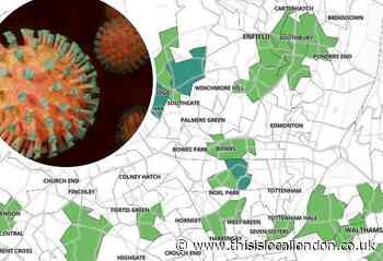 Covid rates in Enfield and Haringey among lowest in London