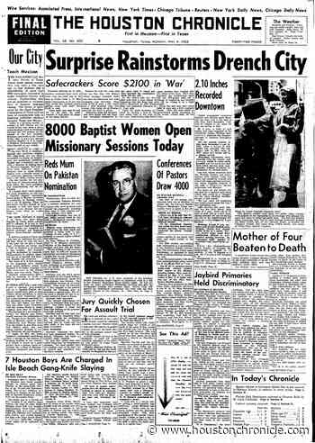 Today in Houston history, May 4, 1953: Safecrackers score, slaying on the seawall - Houston Chronicle