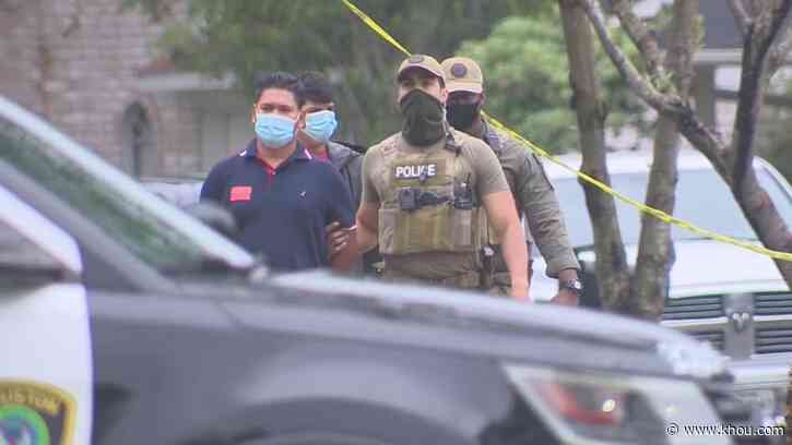 DOJ: Houston stash house with 97 inside had deadbolts to prevent escape; 5 suspects charged - KHOU.com