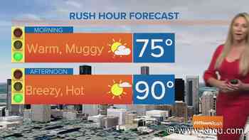 Houston weather update: More sunshine by Monday afternoon - warm and muggy - KHOU.com