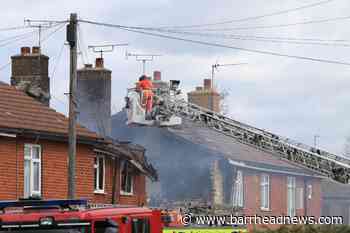 Firefighters tackle house blaze following reported 'explosion' - Barrhead News