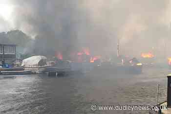 Firefighters control blaze on Thames island | Dudley News - Dudley News