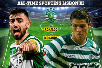 Best Sporting Lisbon all-time XI with Cristiano Ronaldo, Bruno Fernandes, Luis Figo and Peter Schmeichel... - The Irish Sun