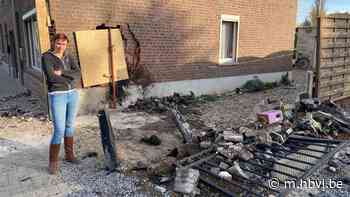 Auto knalt tegen huis Kerniel: “Alsof ons huis in elkaar stortte” - Het Belang van Limburg