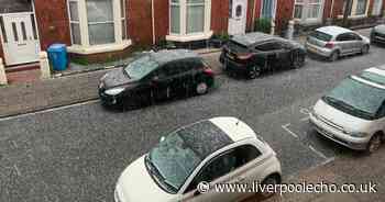 'Snooker ball-sized' hailstones hit Merseyside in a flash