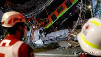 Mexico City metro overpass collapses onto road leaving at least 24 dead
