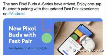 Pixel Buds A Series briefly revealed on Android's Twitter account, then deleted     - CNET