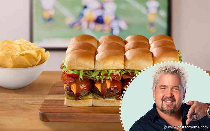 Guy Fieri Shared His Favorite Slider Recipe with Us—and It’s Ridiculously Easy