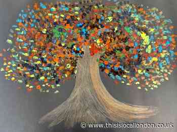 Northwood pupil wins art prize for 'rainbow trees'