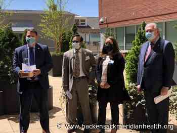 Hackensack University Medical Center Hourglass Memorial Dedication Pays Tribute to Lives Lost Due to COVID-19 - Network News, Press Releases - Hackensack Meridian Health