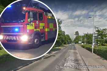 Emergency services called to Hereford industrial estate fire