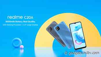 Realme C20A With MediaTek Helio G35 SoC, 6.5-Inch Display Teased by the Company