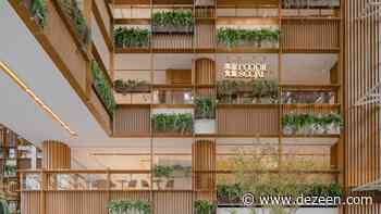 AIM Architecture turns shopping mall atrium into plant-filled plaza - Dezeen