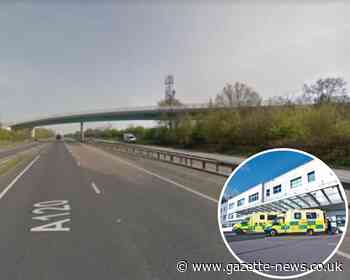 A120 crash: Patient taken to Broomfield Hospital