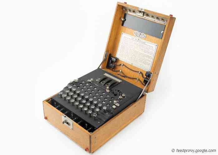 Enigma Machine World War II cipher machine goes up for auction