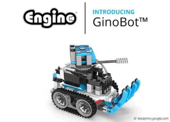 GinoBot programmable robot teaches you coding, engineering and more