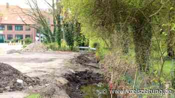 Torflinsen behindern Bauarbeiten am Parkplatz Promenadenweg in Sulingen - kreiszeitung.de