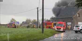 Bliksem treft loods met oldtimers Lichtervelde - Focus en WTV