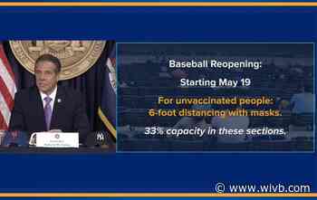 Cuomo announces changes for vaccinated baseball fans