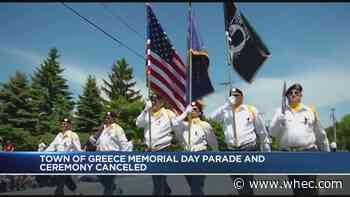 Town of Greece cancels Memorial Day parade, ceremony