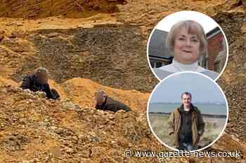 'Bloody idiots' climb onto Walton's crumbling Naze cliffs