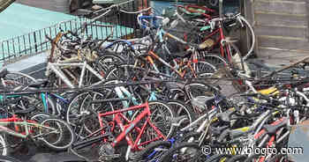 Dozens of bikes found stashed on the roof of a Toronto store - blogTO