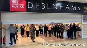 Shutters come down for the last time on Debenhams Bolton - The Bolton News