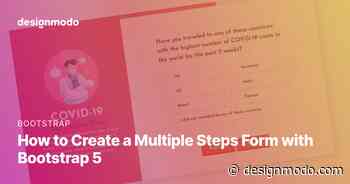 How to Create a Multiple Steps Form with Bootstrap 5