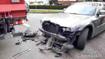 Unfall in Parchim: Geänderte Verkehrsführung missachtet | svz.de - svz – Schweriner Volkszeitung