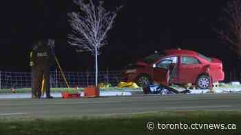 Female dead after overnight collision in Brampton, Ont.
