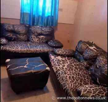 Hilarious sofa photo posted on Bolton Facebook group