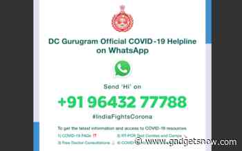 WhatsApp Covid-19 helpline launched for Gurgaon residents