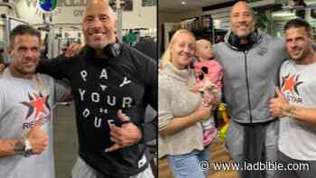 Dwayne Johnson Worked Out In Doncaster Gym While In Yorkshire - LADbible