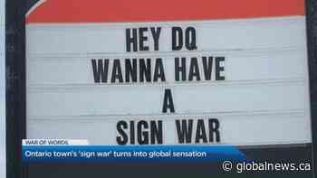 Hilarious ‘war of words’ in a small Ontario town goes viral