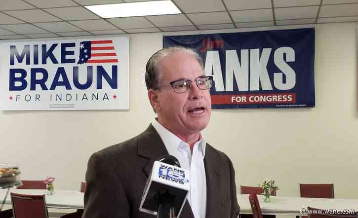Sen. Braun addresses current policies, state of Republican Party at Allen County GOP Headquarters