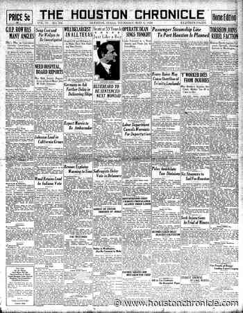 Today in Houston history, May 6, 1920: Tragic accident claims a YWCA director - Houston Chronicle