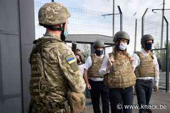 Wilmès bezoekt grens met Russische gebieden in Donetsbekken