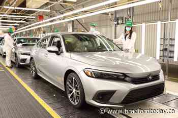 Honda to start 2022 Civic production in Alliston this week - BradfordToday