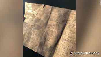 Menu from 1913 found during refurbishment