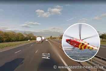 Colchester A12 crash: Man suffers serious head injuries