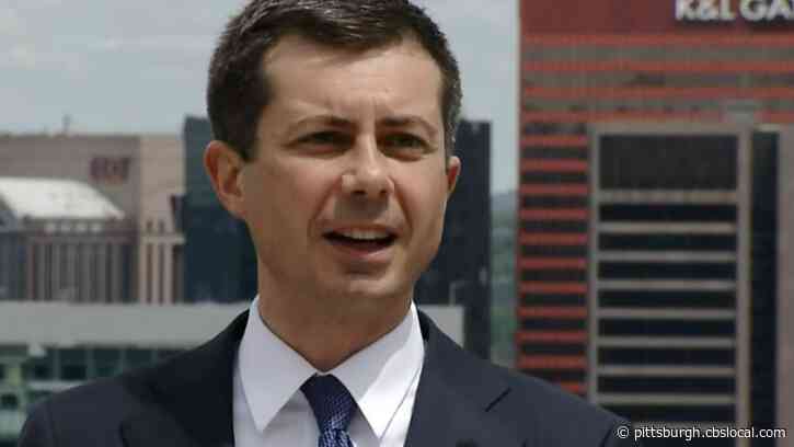 ‘A State Of Disrepair’: Transportation Sec. Pete Buttigieg Drops By Pittsburgh, Tours Bridges And More As Part Of Infrastructure Plan