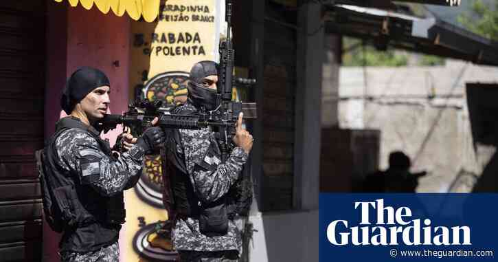 Rio de Janeiro police raid on favela leaves at least 25 dead