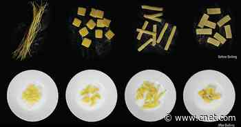 This strange, flat pasta transforms into 3D shapes as you cook     - CNET