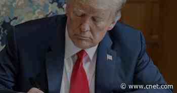 Twitter account sharing posts from Trump's new blog is already banned     - CNET