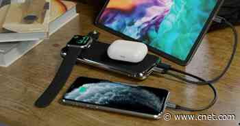 This snazzy 10,000-mAh power bank with wireless and Apple Watch charging is $68     - CNET