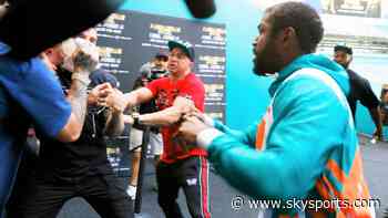 Mayweather scuffles with Jake Paul in Miami