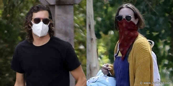 Adam Brody & Leighton Meester Spotted on Walk in the Woods with Their Daughter