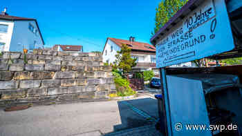 Dauerzoff um ein rechtswidriges Bauwerk: Seit zehn Jahren wird um die Mauer von Albershausen gestritten - SWP